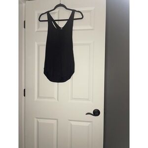 Lululemon Knit Tank Top Sweater Material  Size 6 Charcoal Cozy